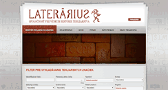 Desktop Screenshot of laterarius.sk