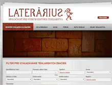 Tablet Screenshot of laterarius.sk